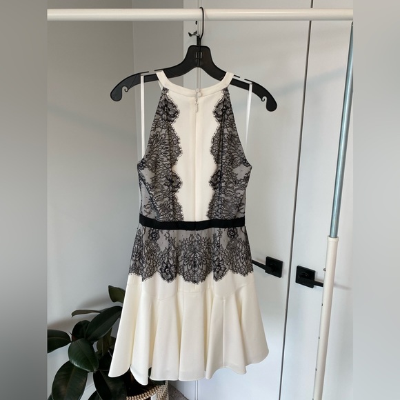 BCBG MaxAzaria black and white lace dress - Picture 5 of 5